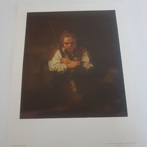 National Gallery of Art Washington DC Set of 3 Prints Murillo Rembrandt Dali - Picture 4 of 16